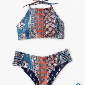 Two piece bathing suit